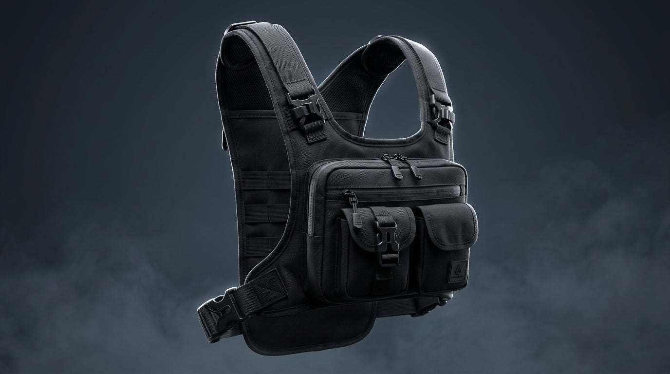 TrailFlow 2L Hydration Chest Pack – Running, Hiking & Cycling Backpack