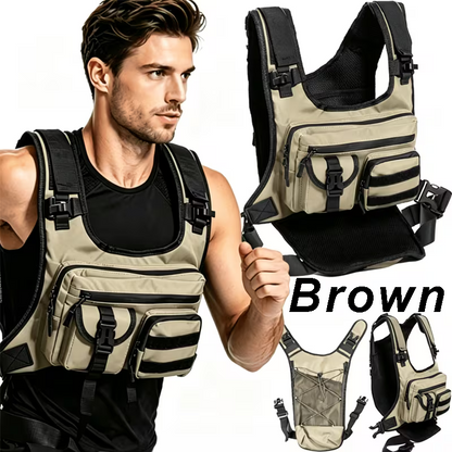 TrailFlow 2L Hydration Chest Pack – Running, Hiking & Cycling Backpack