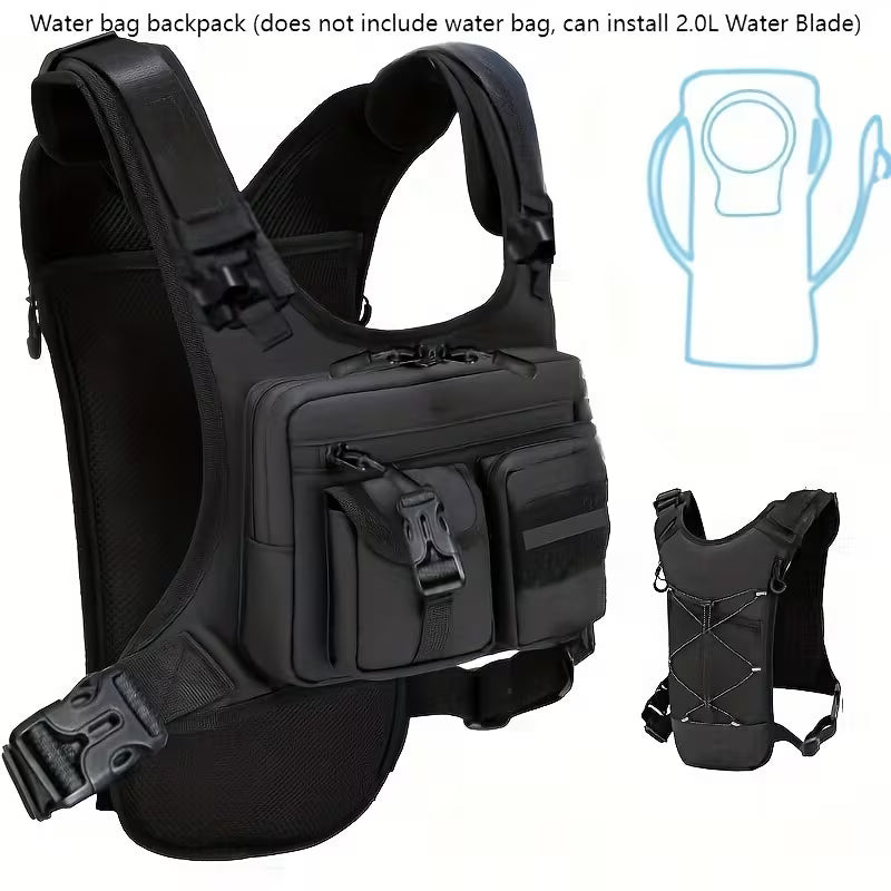 TrailFlow 2L Hydration Chest Pack – Running, Hiking & Cycling Backpack