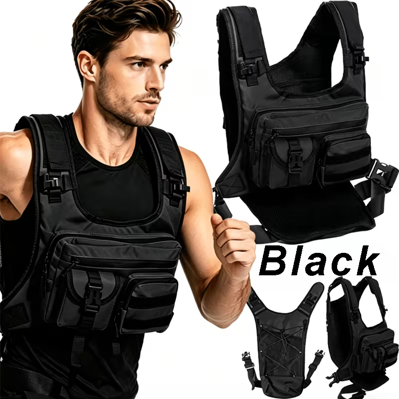 TrailFlow 2L Hydration Chest Pack – Running, Hiking & Cycling Backpack