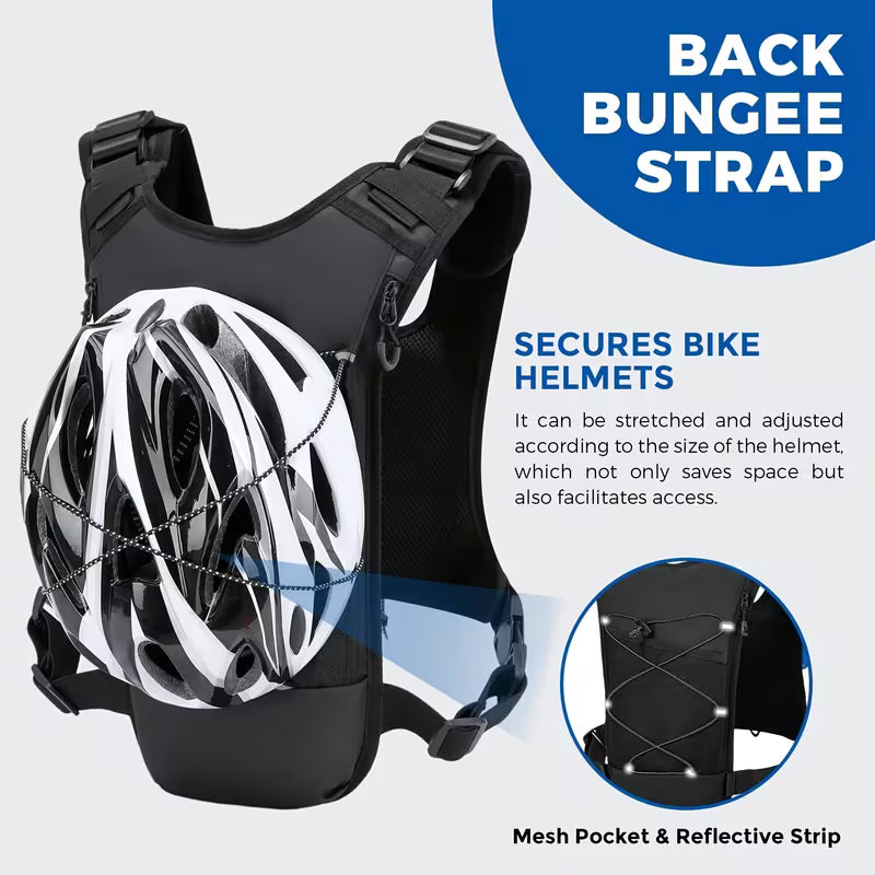 TrailFlow 2L Hydration Chest Pack – Running, Hiking & Cycling Backpack