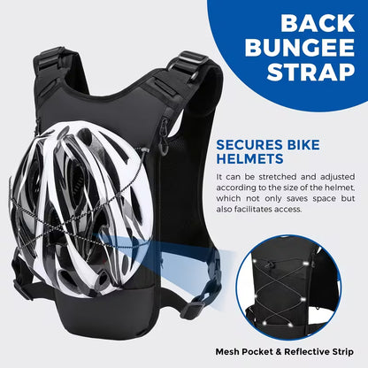 TrailFlow 2L Hydration Chest Pack – Running, Hiking & Cycling Backpack